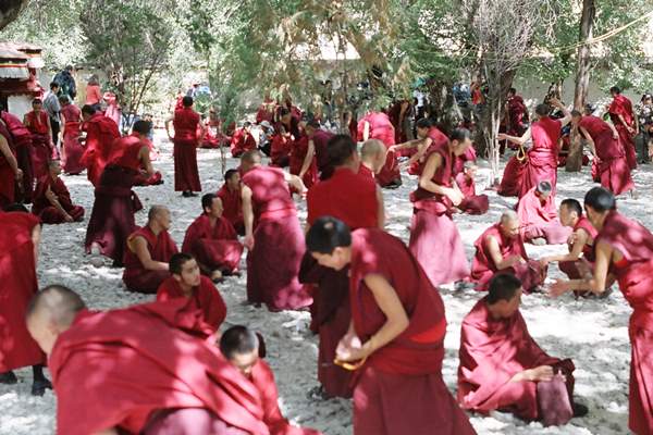 Tibetan monks
